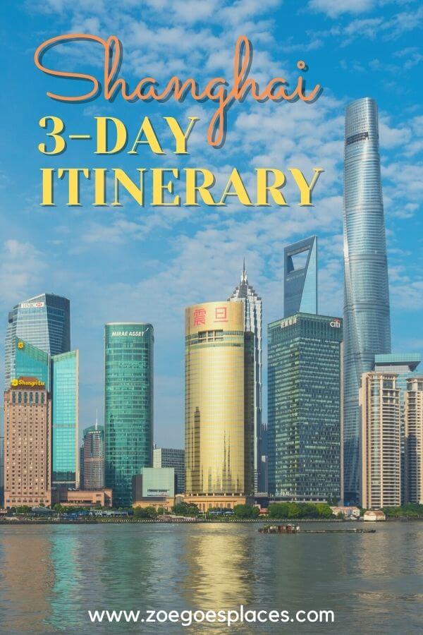 Shanghai 3-day itinerary! All you need to know for the perfect 3-day Shanghai stopover.
