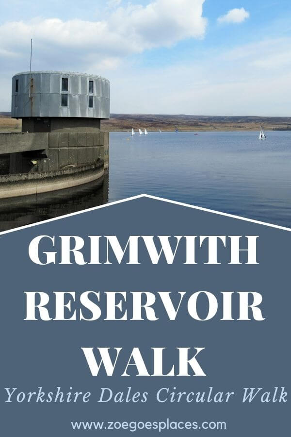 Grimwith Reservoir Walk Circular Route pinterest pin