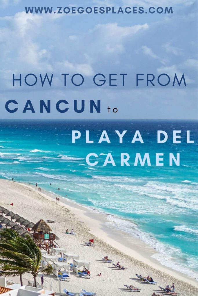 best way to get from cancun to playa del carmen