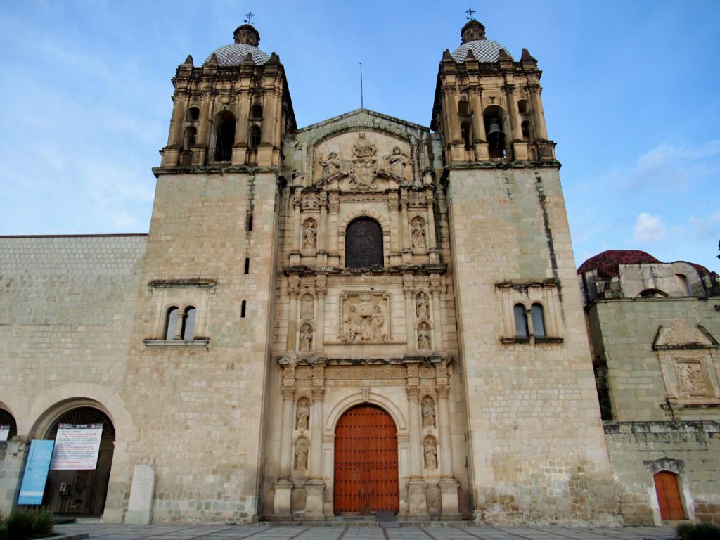 One of many churches in Oaxaca City